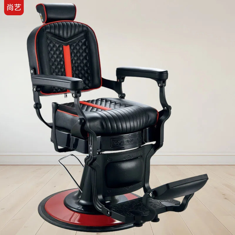 Transfronterizos para silla de barbero retro, silla de barbero para hombres, silla de cabeza de aceite, silla de barbero para afeitar image 18