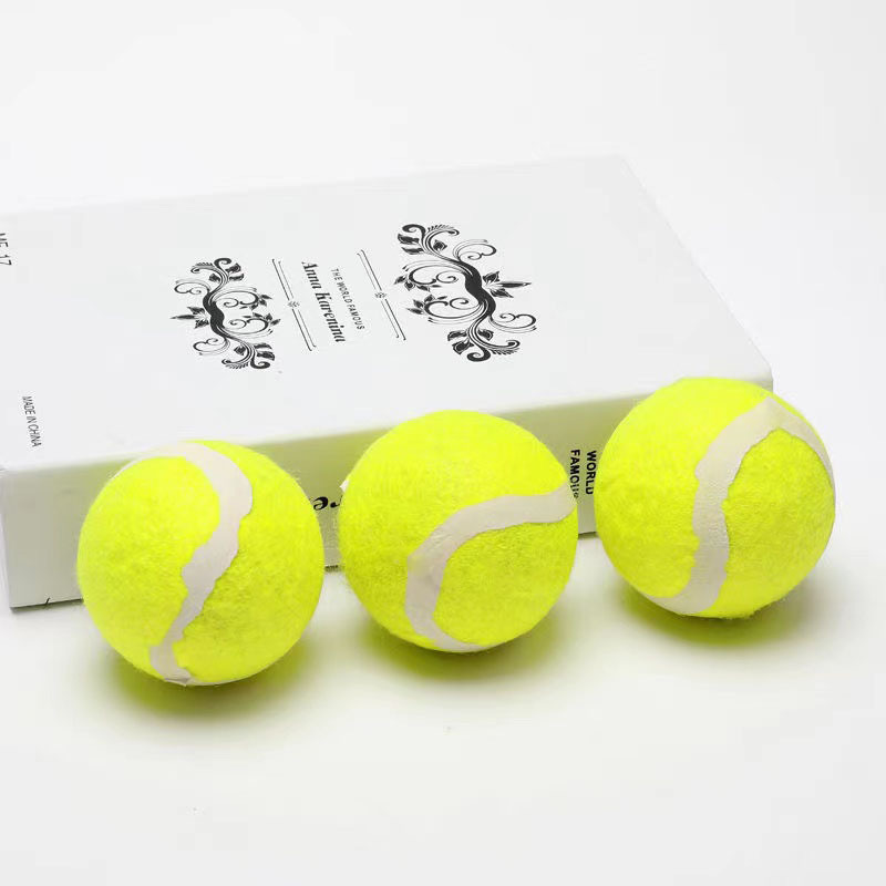Perro mascota transfronterizo elástico juguete tenis molar roer pelota de juguete pelota de goma entrenamiento especial traje de tenis