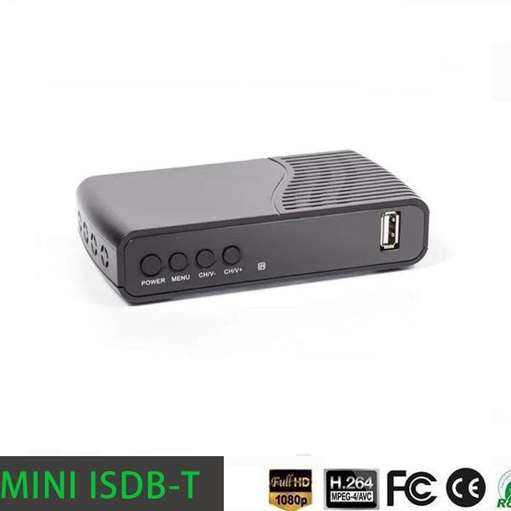 Digital Set-Top Box Isdbt Mini Brazil Costa Rica Ecuador Peru H.264 120mm