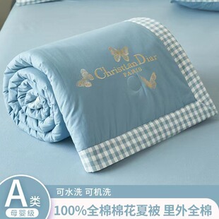 Xinjiang Cotton Summer Quilt Air-Conditioned Quilt Summer Cool Quilt Four-Piece Set Machine Washable Summer Cotton Thin Quilt Quilt Core Manufacturer