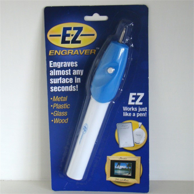 TV EZ ENGRAVER электрический резьба Ручка электрический надпись Ручка электрический Резьба щетка Двойной пузырь оболочка Пакет