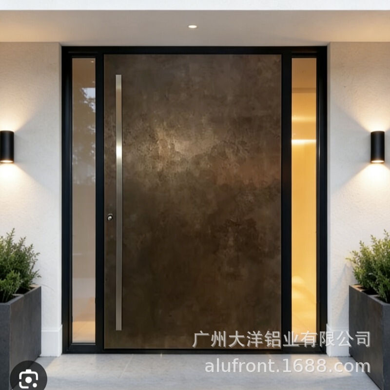 Wangpin Doors and Windows Commercial Entrance Doors As2047 Nfrc Certified Windproof and Pressure-Resistant, Suitable for Shopping Malls, Office Buildings, and Apartments
