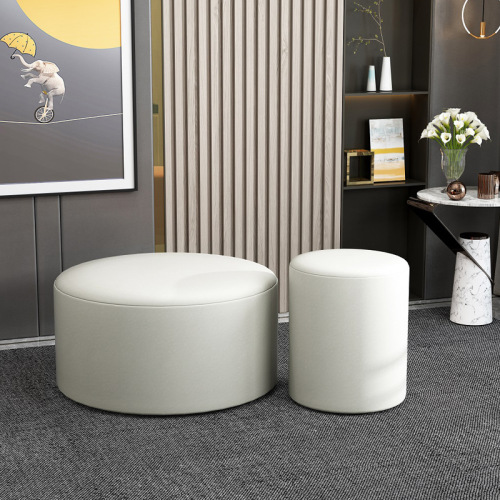 Internet-famous stool, low bench, living room sofa stool, small stool, household bench, coffee table stool, footrest, simple coffee table round stool