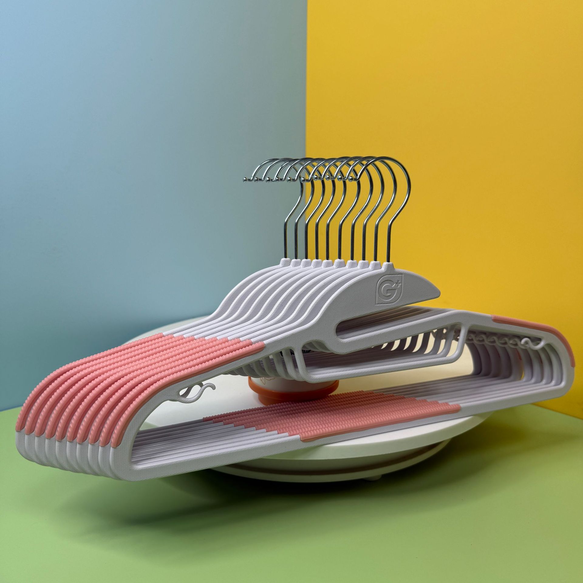 [리얼샷 G+화이트+스트라이프+핑크]