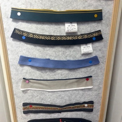 Processing trouser waist elastic band flat knitting machine logo jacquard jacquard elastic band baseball shirt leader under the strike factory Processing trouser waist elastic band flat knitting machine logo jacquard jacquard elastic band baseball shirt leader under the strike factory