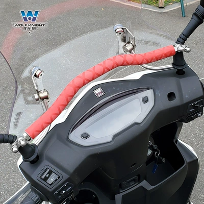 luxury AFR125 crossbar modification children's handrail | Motorcycle bumper - afr125-top-thread-red