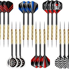 18支捆绑销售14g镀铜飞镖针劲晖飞镖 darts 总长15.2cm