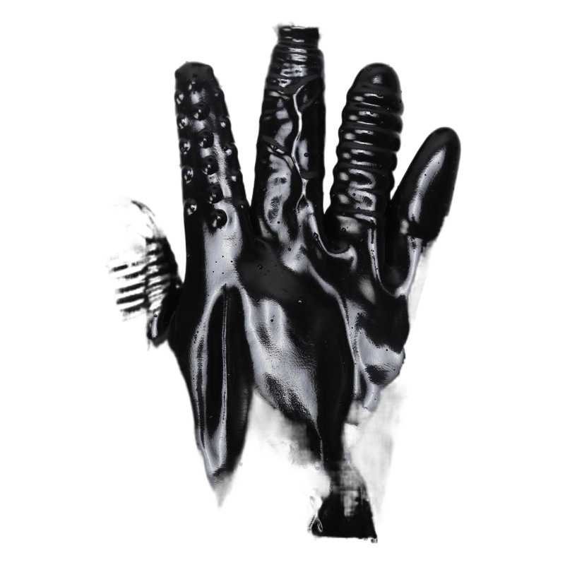 Juguetes sexuales para parejas, guantes vibradores, guantes vibradores de PVC, productos de masturbación femenina