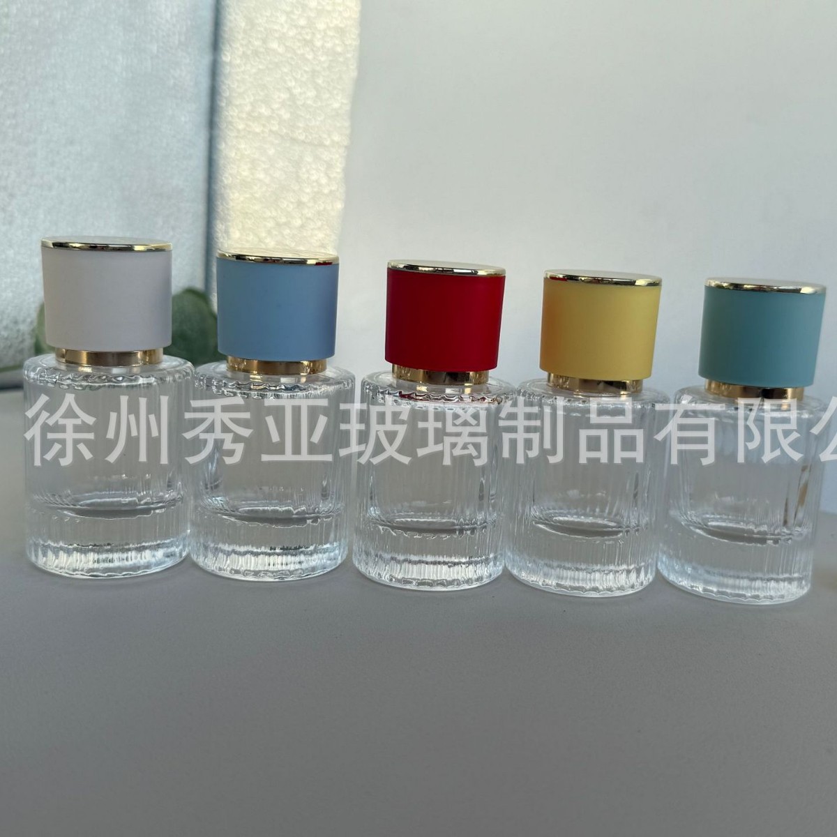 卡口现货香水玻璃瓶网红款克洛伊条纹瓶圆瓶30ml50ml100ml