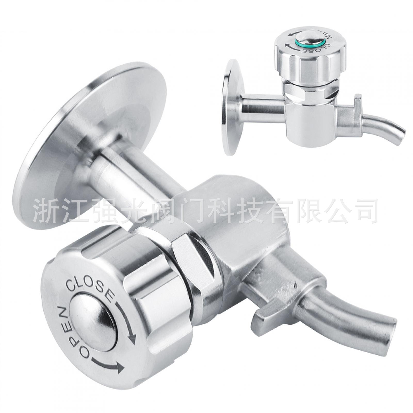 精酿啤酒发酵罐卫生级取样阀，啤酒取样阀，旋螺式，快装，消泡器