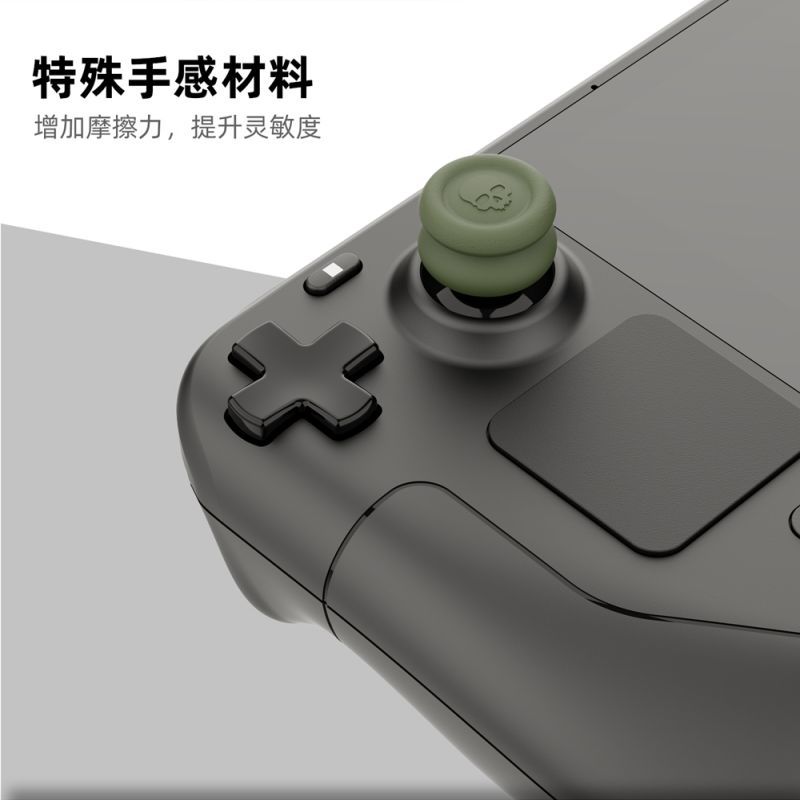 Skull & Co. [Steam Deck/ROG Ally joystick cap anti-slip sweat-absorbent mushroom head]