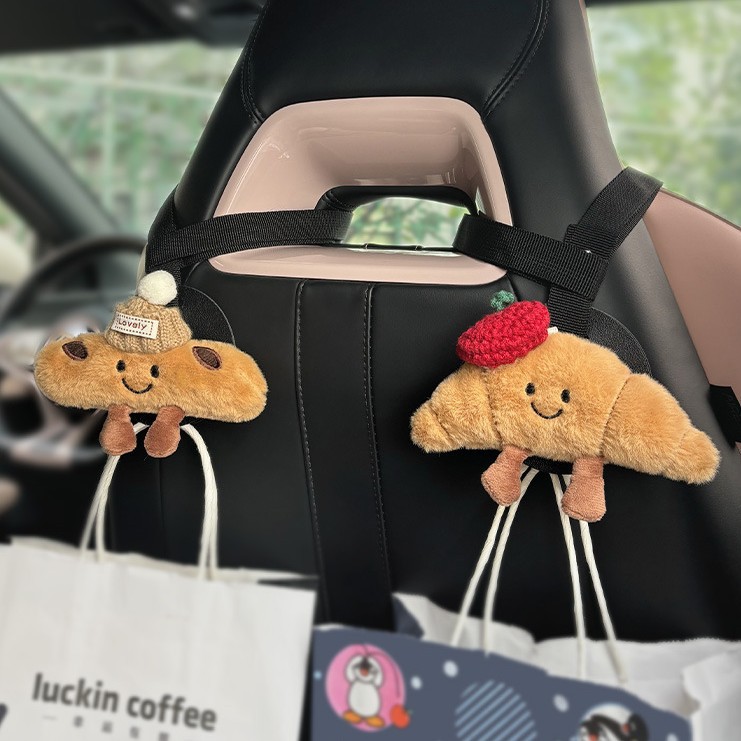 gancho de automóvil trasero gancho de automóvil creativo gancho de automóvil multifuncional gancho de asiento trasero gancho de dibujos animados oculto gancho