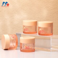 厂家直供 30g直圆PET小型眼霜瓶试用分装膏霜瓶护肤品瓶包材