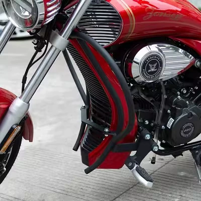 Suitable for Zongshen Yomi Motorcycle Rear Backrest and Rear Rack Modification Bracket, No-Drill Tail Box Rear Seat (Motorcycle tail) - black-bumper