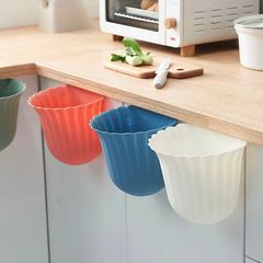 壁掛け式花柄ゴミ箱キャビネットドア吊りゴミ箱キッチン壁掛けゴミ箱机紙かご