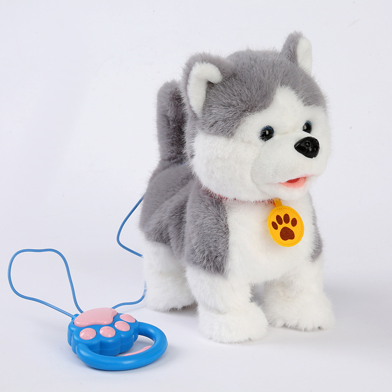 子供のペットは犬のぬいぐるみのぬいぐるみの電動玩具の発声人形が歩くと電動人形と呼ばれます
