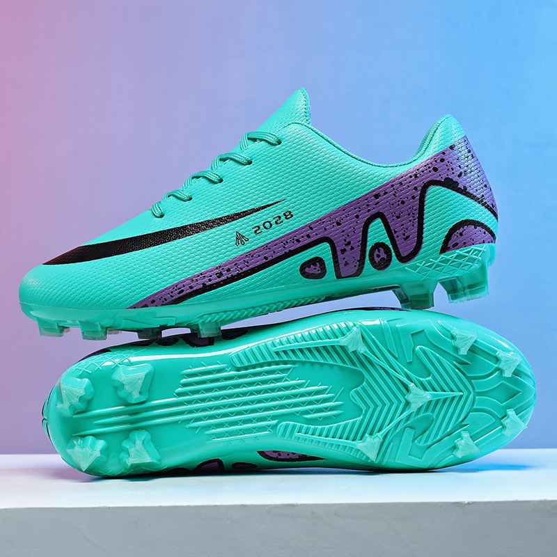 Nuevos zapatos de fútbol transfronterizos para adultos, zapatos deportivos para hombres y mujeres, zapatos de entrenamiento de clavos TF, clavos AG al por mayor