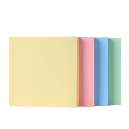 Deli Office 7151 four-color pack of sticky notes creative N times sticky notes note paper 76*76mm Pepsi stickers