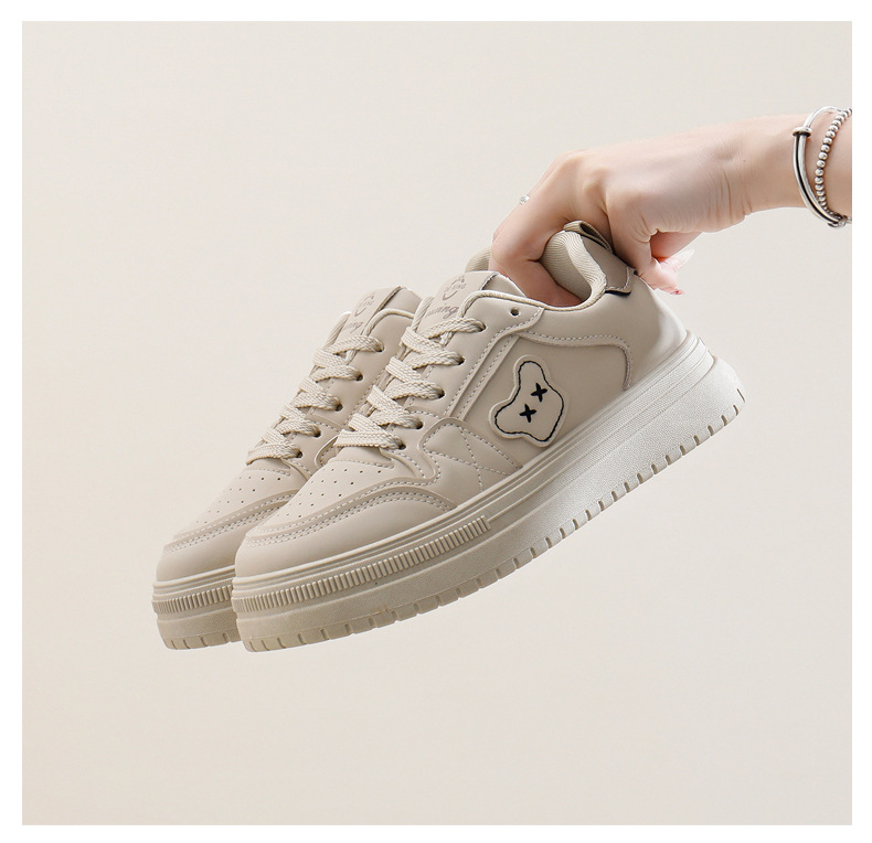 2024 autunno bianco nuova versione coreana ins studentessa altezza crescente suola spessa sport tavola scarpe casual tendenza_voghion.com