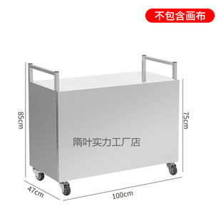 Mobile Snack Cart, Hand-Pushed Commercial Cart, Mobile Sausage Stall, Foldable Night Market Ice Powder Stall Trolley