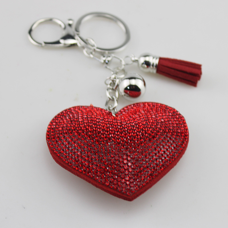 1 Piece Vacation Simple Style Heart Shape Alloy Keychain display picture 7