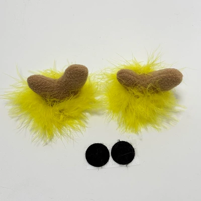 Motosiklet dəbilqələri Christmas Helmet Decoration Horns - antlers-small-with-plush