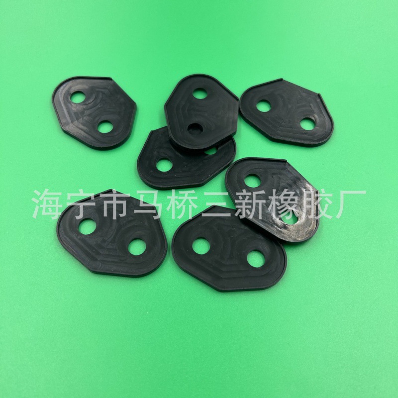 硅胶密封减震垫圈 防水缓冲垫FDA环保耐磨硅胶圈 三角形硅胶垫