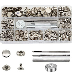 80套831#金屬四合扣外套扣子羽絨服鈕扣按扣工作服工具套裝