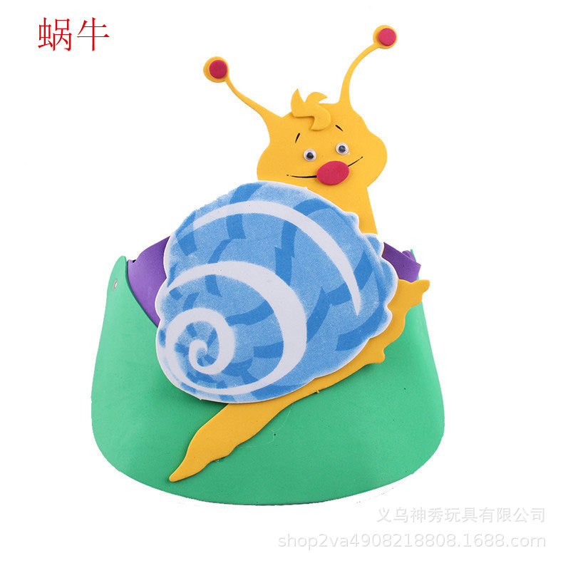 Día del niño Eva sombrero para el sol actividades entre padres e hijos dibujos animados animal tocado doce tocado del zodiaco