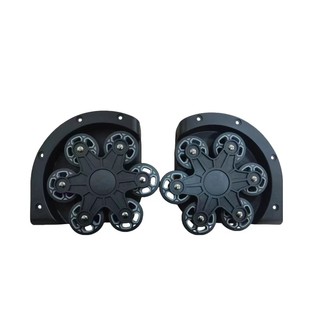 Factory direct large six-wheel schoolbag wheel luggage wheel mute wear-resistant wheel