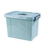 厂家直供家用加厚熟胶塑料PP收纳箱手提直角加高储物箱彩色方形周