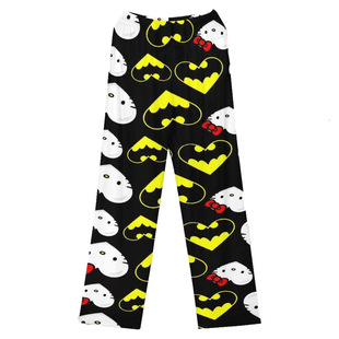 Thin Walking Pants Cartoon Pajama Pants Women's Loose Spring and Autumn New Home Casual Summer Air Conditioning Pants for Outer Wear