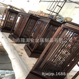 湖南售楼部景观不锈钢草地灯图片仿古铜不锈钢镂空草地灯生产厂家