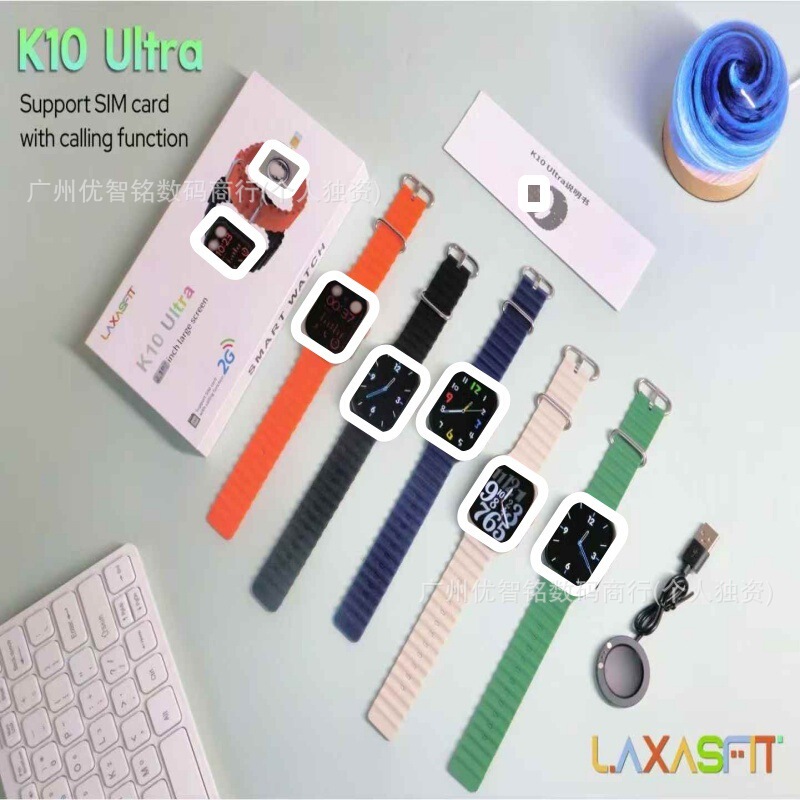 K10 Ultra Smart Watch Sim Card 2g Plug-In Card Call Watch Sports Step Counting Sleep Monitoring Message Reminder K10 Ultra Smart Watch Sim Card 2g Plug-In Card Call Watch Sports Step Counting Sleep Monitoring Message Reminder