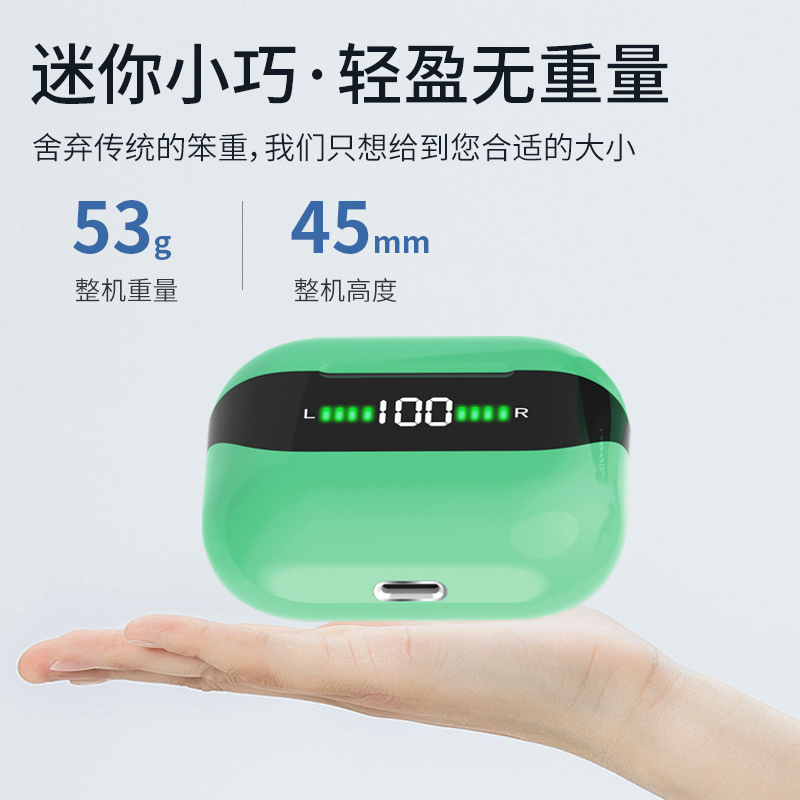 Rs16 bluetoothイヤホン両耳デジタル表示充電倉庫付きrs72透明タイプ半入耳式無線ホールrs71|undefined