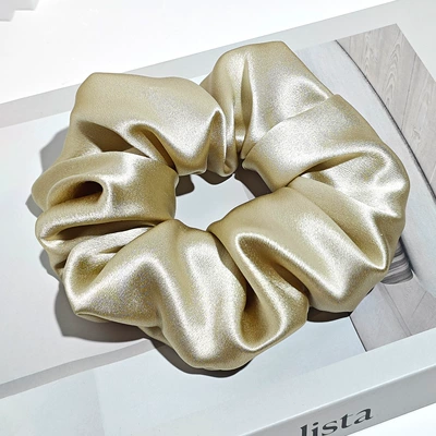 Hair Tie 4/6cm Large Size – Saç üçün rezinlər - 30mm-6cm-hair-tie-khaki