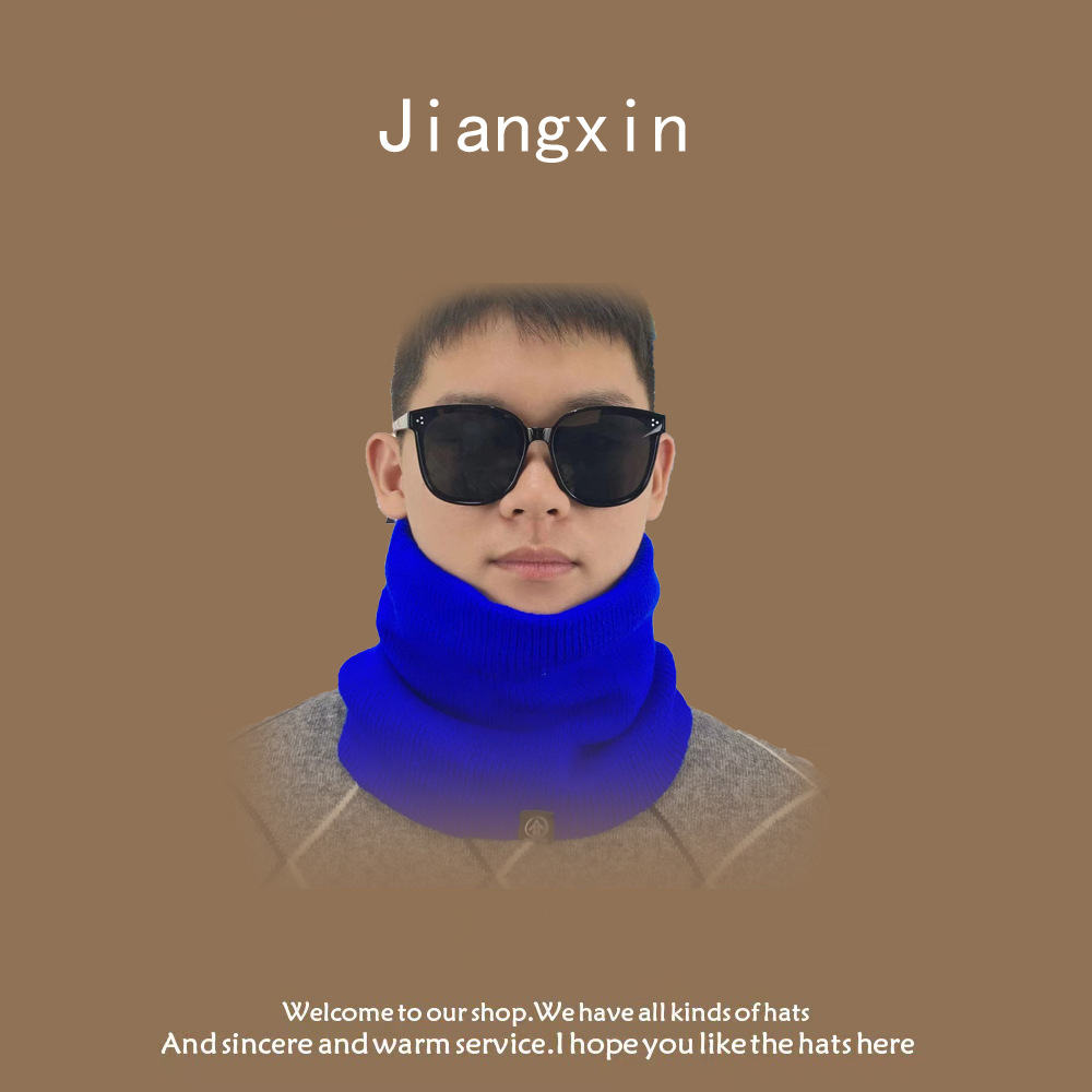 [솔리드 컬러] 스카프-블루