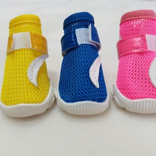 Manufacturer's New Pet Summer Hollow Puppy Teddy Shoes Breathable Mesh Four Small Dogs Dropshipping