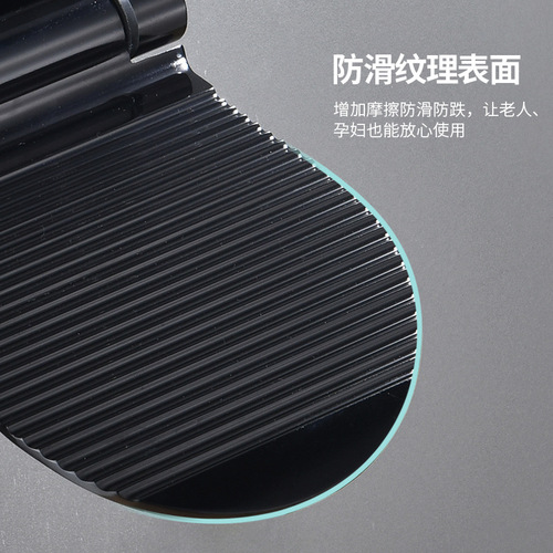 Bathroom foot pedal for pregnant women to wash their feet in the shower, rub their feet, shine their shoes, step on their feet and put on their shoes