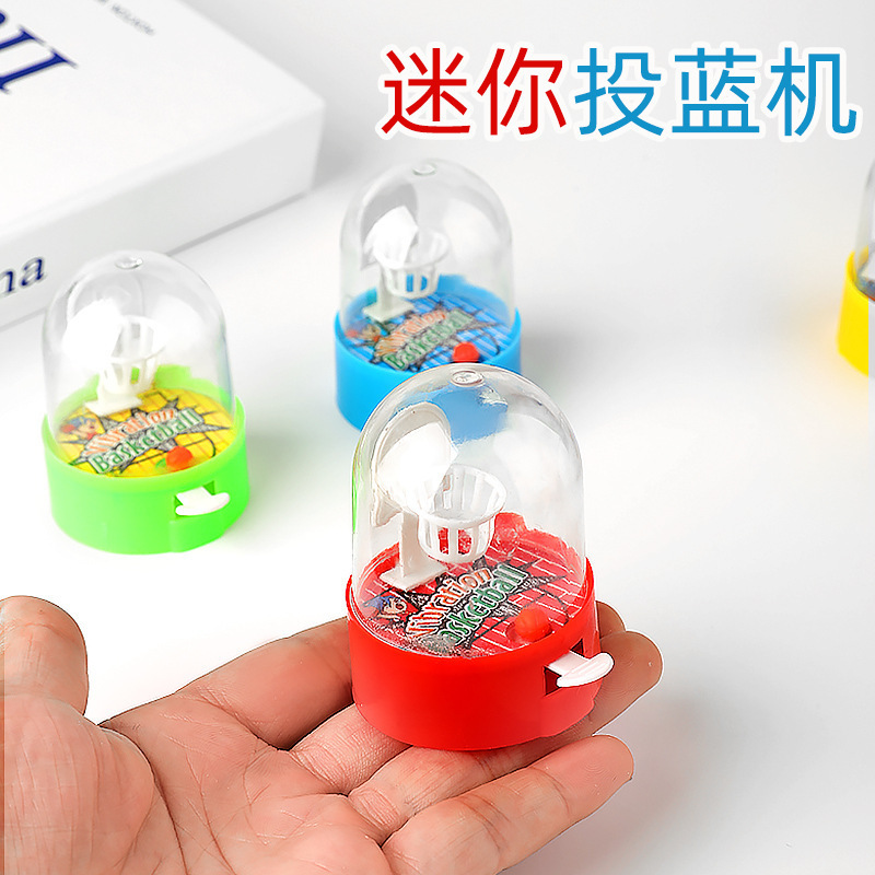 Interactive Educational Toy Stress Relief Mini Basketball Game Machine Basketball Shooting Handheld Parent-Child Tabletop Game Finger