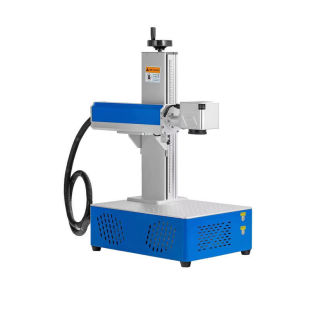 Laser Marking Machine Fiber Optic Metal Laser Engraving Lettering Plastic Pencil Cola Nameplate Leaf Engraving Coding Machine