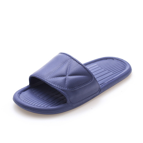 Summer home non-slip men's and women's indoor bathing bathroom EVA foam slippers soft bottom couples home sandals
