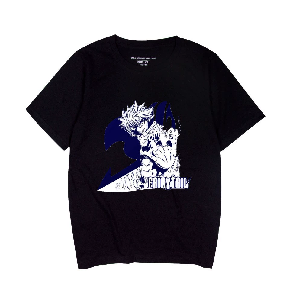 Мультяшный японский комикс новый товар Fairy Tail Fairy Tail Внешняя торговля периферийный экспорт кроссбордер короткий рукав футболка для мужчин и женщин