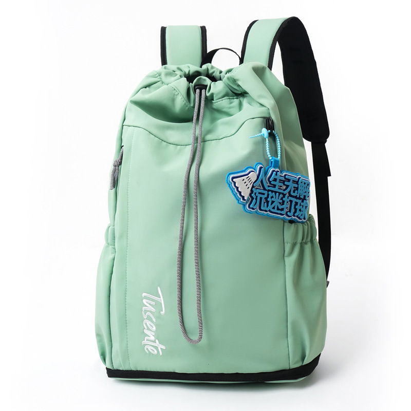 School Bag Men's Large-Capacity High School Student Backpack Sports Backpack Women's Drawstring Shoe Warehouse Outdoor Badminton Tennis Bag
