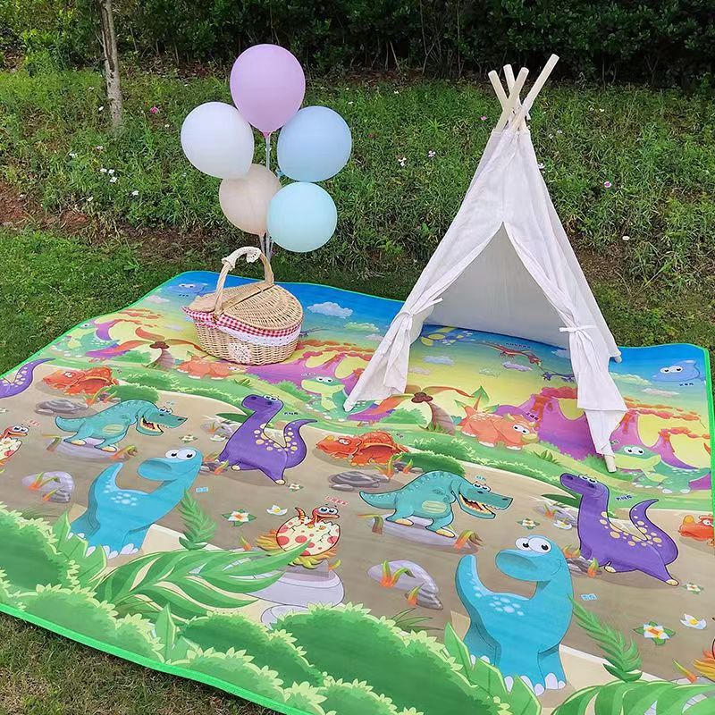 [Bolsa de almacenamiento] esterilla de picnic esterilla a prueba de humedad al aire libre esterilla de primavera portátil esterilla de suelo a prueba de agua esterilla de suelo al aire libre