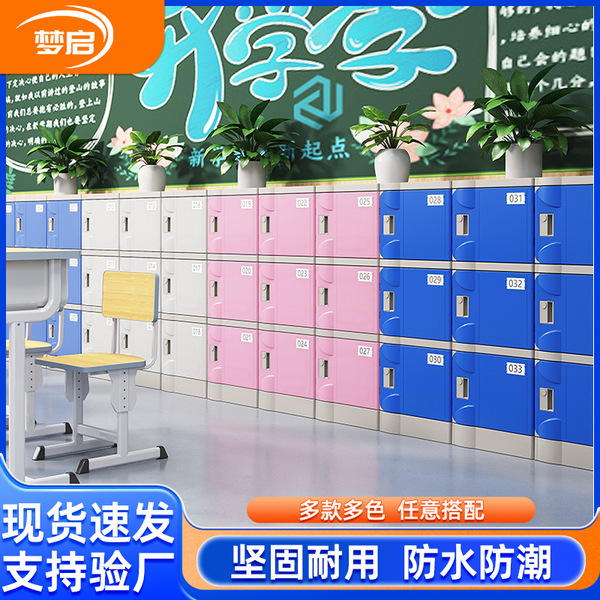 Plastic storage system for gym