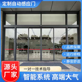 厂家直销自动感应门写字楼商铺酒店大门钢化玻璃电动平移感应门