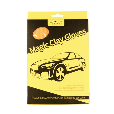 beauty flying paint iron powder car | Car cleaning tools - orange-ground-mud-gloves-carton