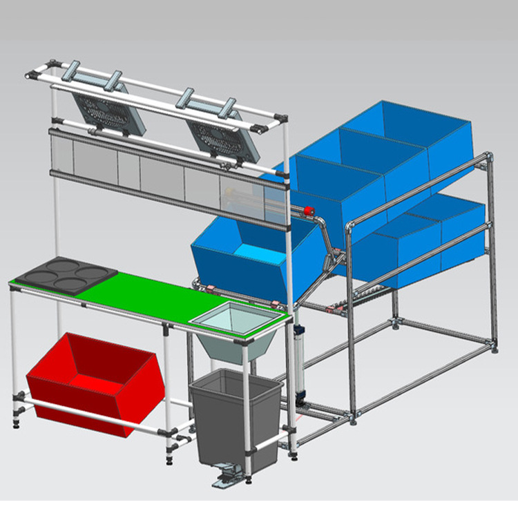 工厂车间操作台防静电工作台流 水线铝型材工作台生 产线测试台