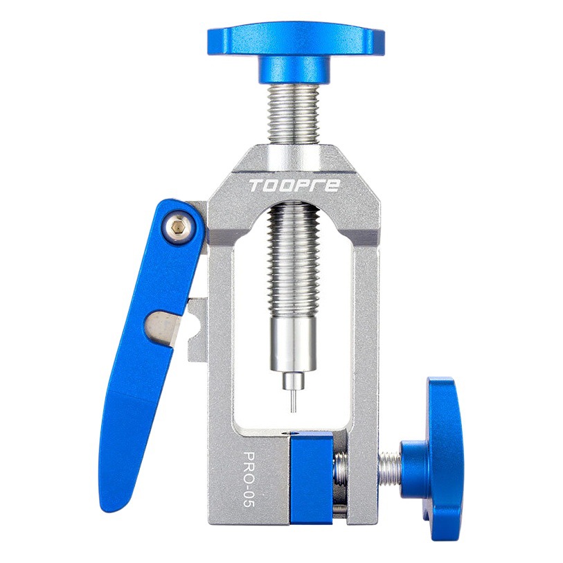 Herramienta de instalación de la aguja de aceite de bicicleta colocación del cuerpo de cinco hilos T Cabezal de presión eyector de tubo de aceite cortador de tubo de bicicleta de montaña